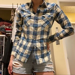 Ralph Lauren Blue Plaid Shirt